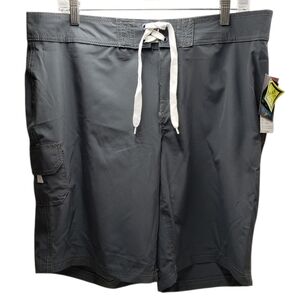 New Kanu Surf  Marina Stretch Board Shorts Grey Women's Size 14